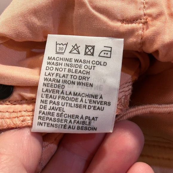 Sandrine Rose x Free People Super Flare Denim Jeans Petal Pink Size 25 - NWT - Picture 13 of 13